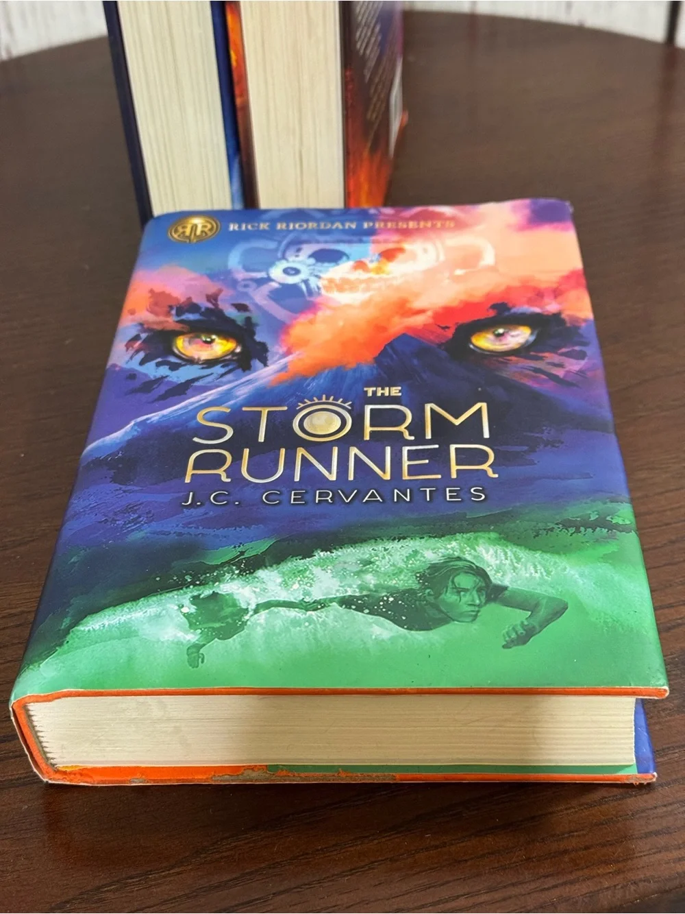 Disney Rick Riordan JC Cervantes Trilogy Storm Runner Shadow Crosser Fire Keeper
